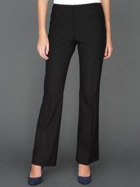 Slick Comfy Studio Y Black Med Rise Bootcut Career Dress Pants-Great Condition!